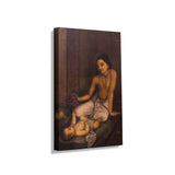 Baby And Princess - Wall Canvas