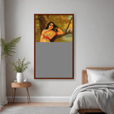 Ravi - Varma - Ahalya - Framed Canvas