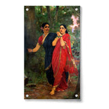 Draupadi And Simhika - Acrylic Wall Photo