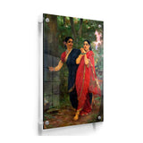 Draupadi And Simhika - Acrylic Wall Photo