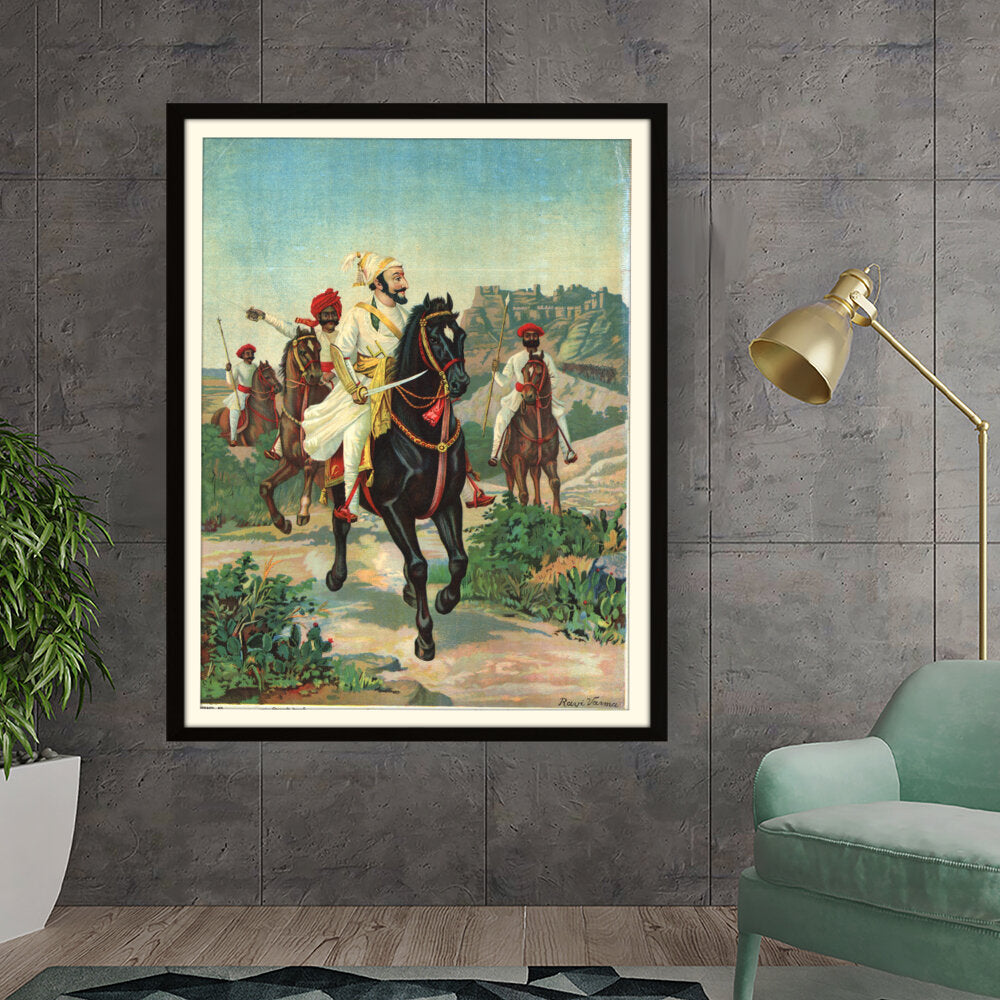 Ravi - Varma - Shivaji - WALL MOUNT FRAME