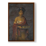 The Maharani Of Travancore - Framed Canvas