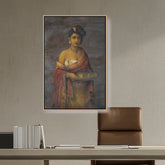 Ravi - Varma - The Maharani Of Travancore - FLOATING FRAME