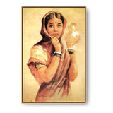 The Milkmaid - FLOATING FRAME