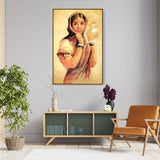 The Milkmaid - FLOATING FRAME