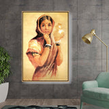 Ravi - Varma - The Milkmaid - FLOATING FRAME