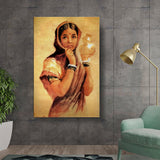 Ravi - Varma - The Milkmaid - Wall Canvas