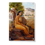 Shakuntala Lost In Thoughts - Acrylic Wall Photo