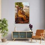 Shakuntala Lost In Thoughts - Acrylic Wall Photo
