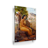 Shakuntala Lost In Thoughts - Acrylic Wall Photo