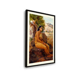 Shakuntala Lost In Thoughts - WALL MOUNT FRAME