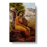 Shakuntala Lost In Thoughts - Wall Canvas