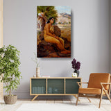 Shakuntala Lost In Thoughts - Wall Canvas
