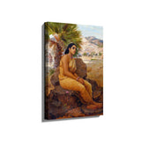 Shakuntala Lost In Thoughts - Wall Canvas