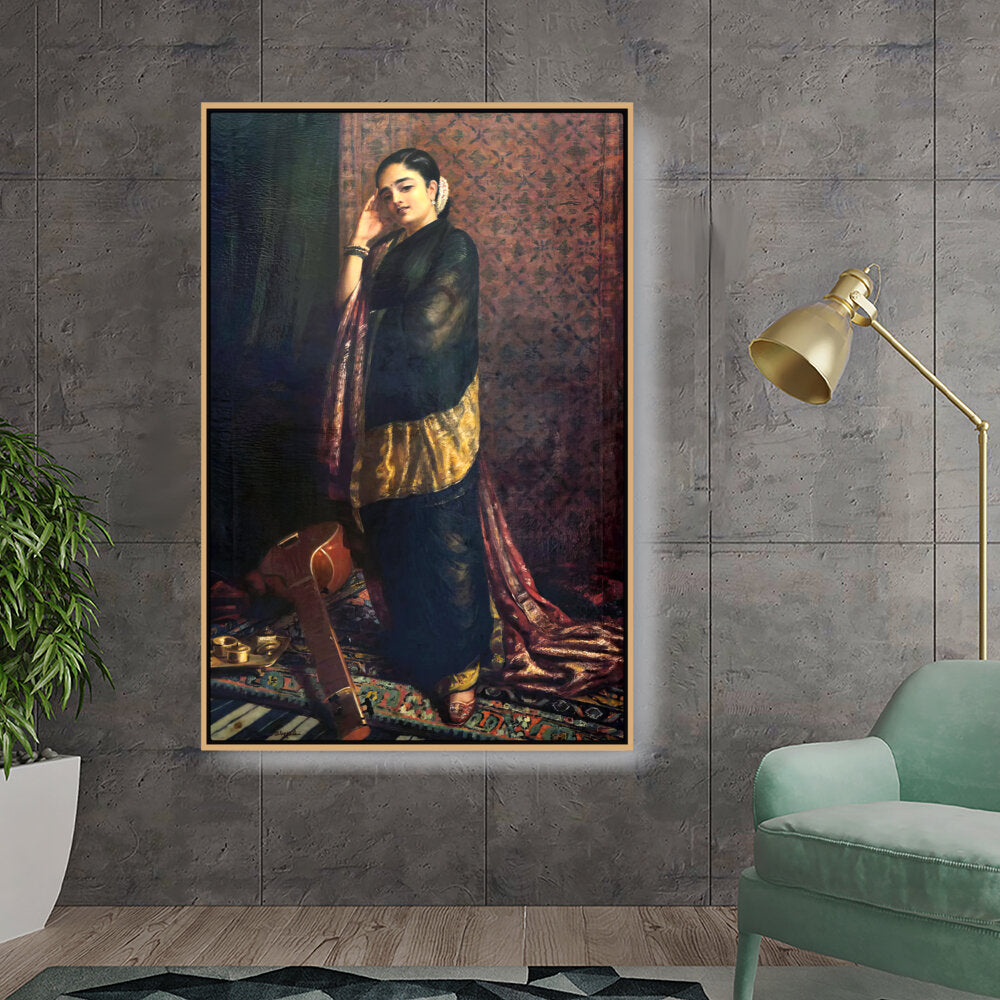 Ravi - Varma - The Bombay Singer - FLOATING FRAME