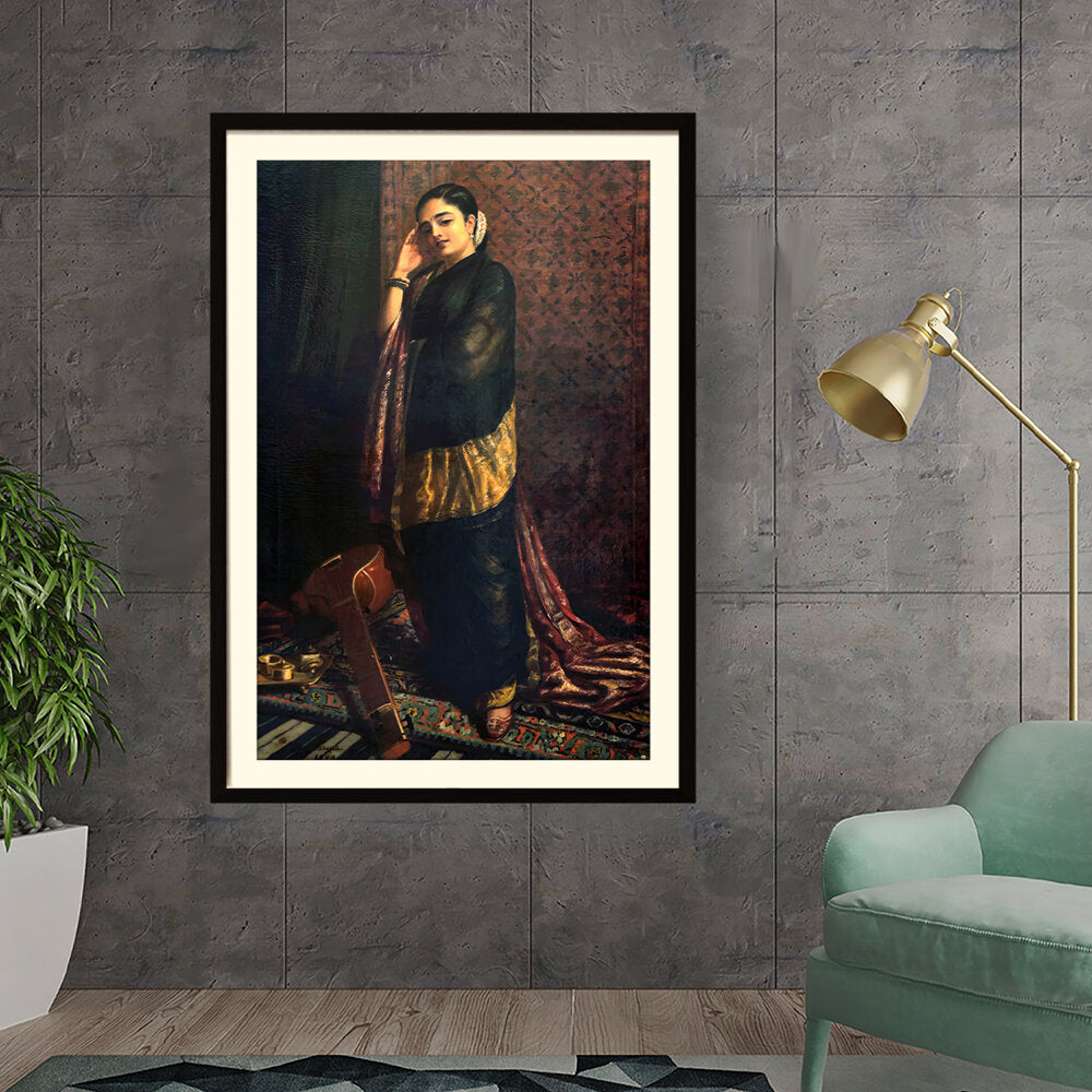 Ravi - Varma - The Bombay Singer - WALL MOUNT FRAME