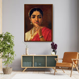 Portrait Study Four - Framed Canvas