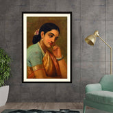 Ravi - Varma - Portrait Study Three - WALL MOUNT FRAME