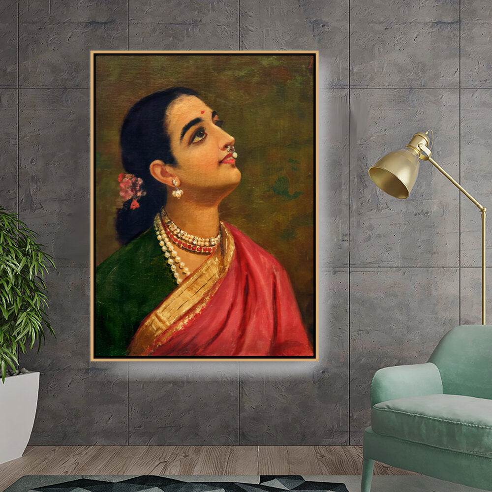 Ravi - Varma - Portrait Studies Two - FLOATING FRAME