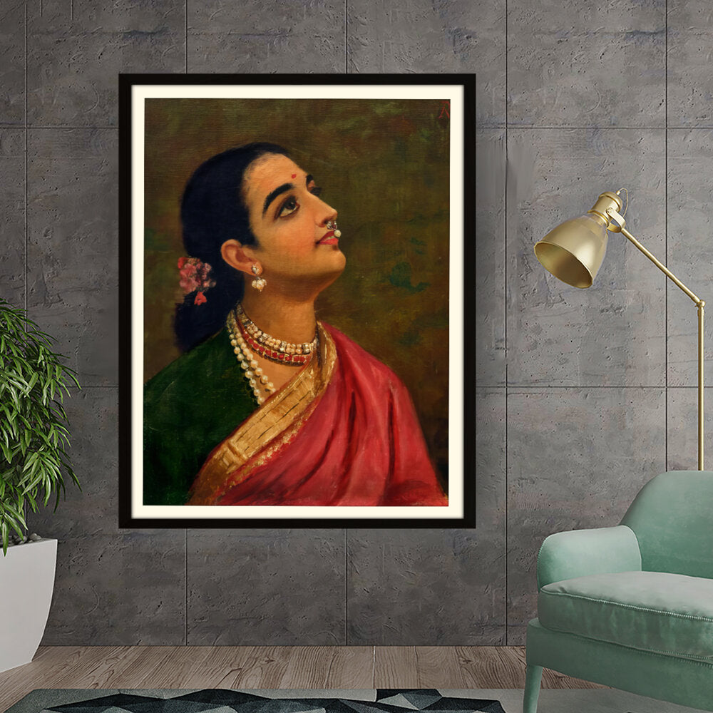 Ravi - Varma - Portrait Studies Two - WALL MOUNT FRAME