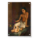 The Baby And Princess - Acrylic Wall Photo