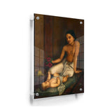 The Baby And Princess - Acrylic Wall Photo