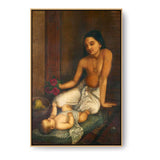 The Baby And Princess - FLOATING FRAME