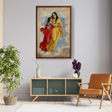 The Menaka Shakuntala - Framed Canvas