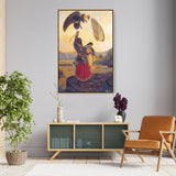 Ravana Carrying Sita - FLOATING FRAME