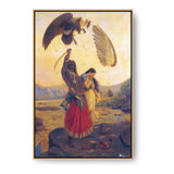 Ravana Carrying Sita - FLOATING FRAME