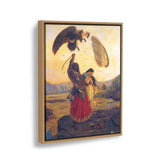 Ravana Carrying Sita - FLOATING FRAME