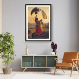 Ravana Carrying Sita - WALL MOUNT FRAME