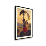 Ravana Carrying Sita - WALL MOUNT FRAME
