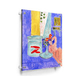 Goldfish And Sculpture - Acrylic Wall Photo
