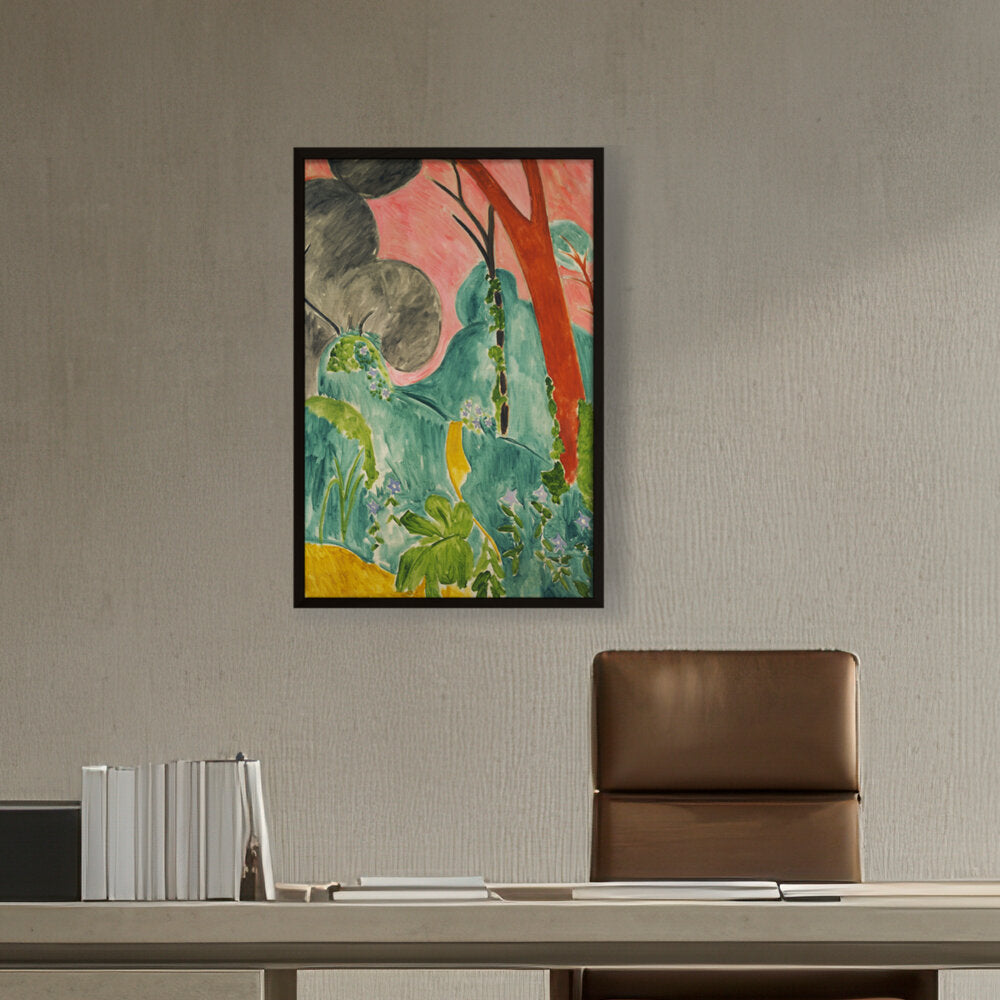Moroccan Garden - Framed Canvas
