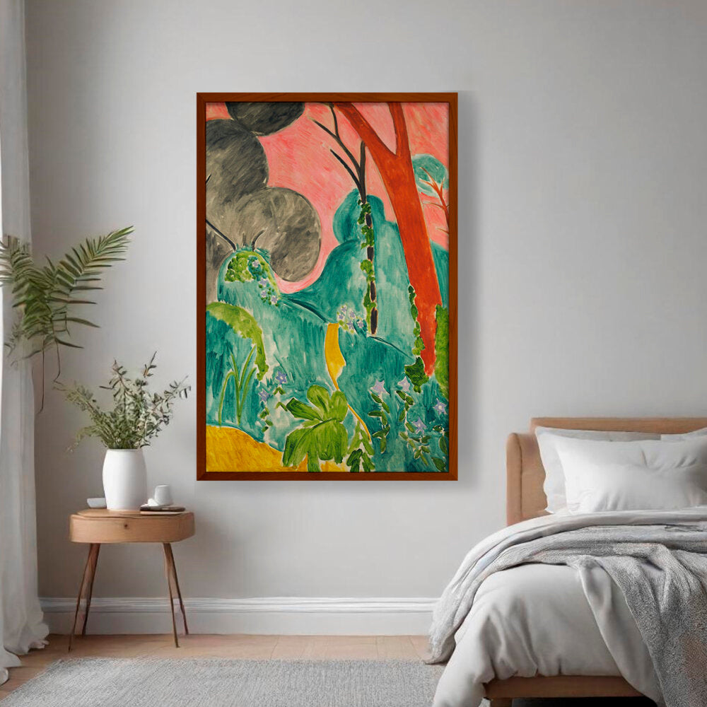 Moroccan Garden - Framed Canvas