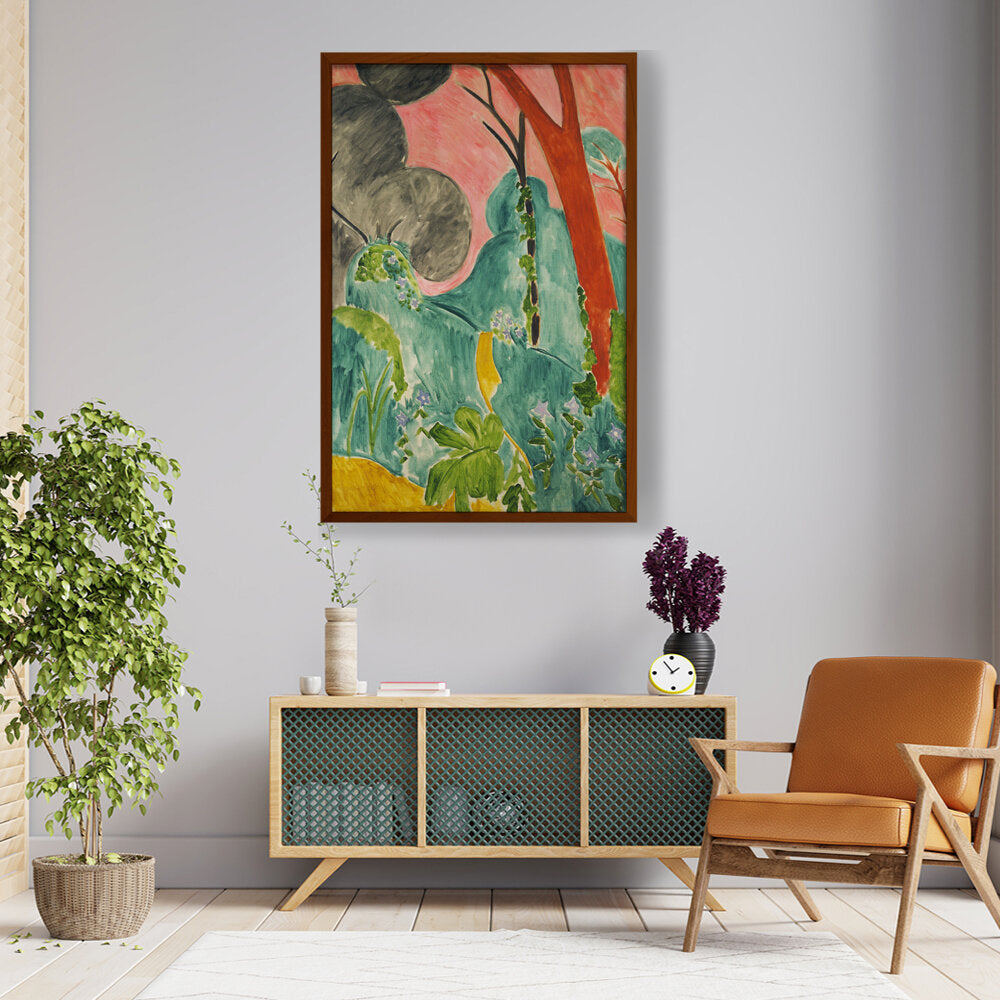 Moroccan Garden - Framed Canvas