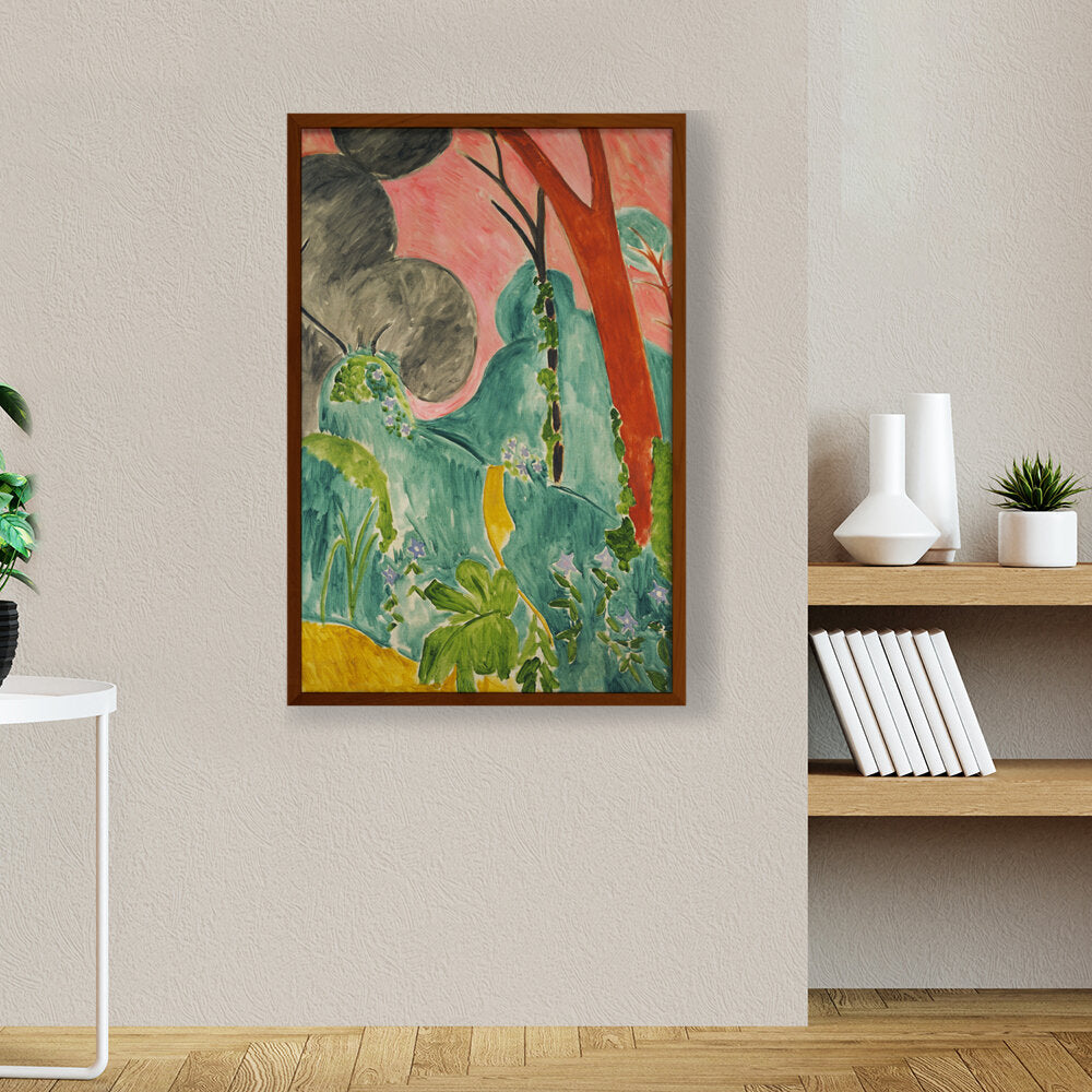 Moroccan Garden - Framed Canvas