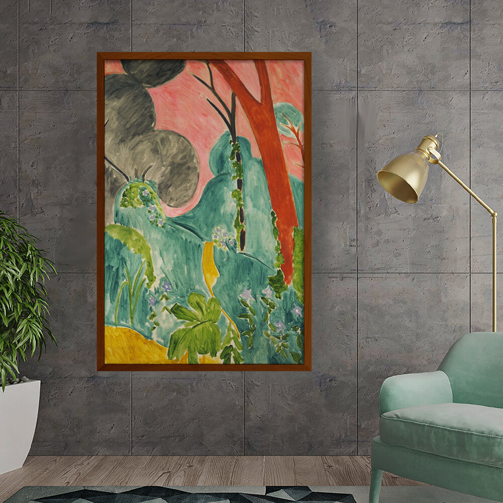 Moroccan Garden - Framed Canvas