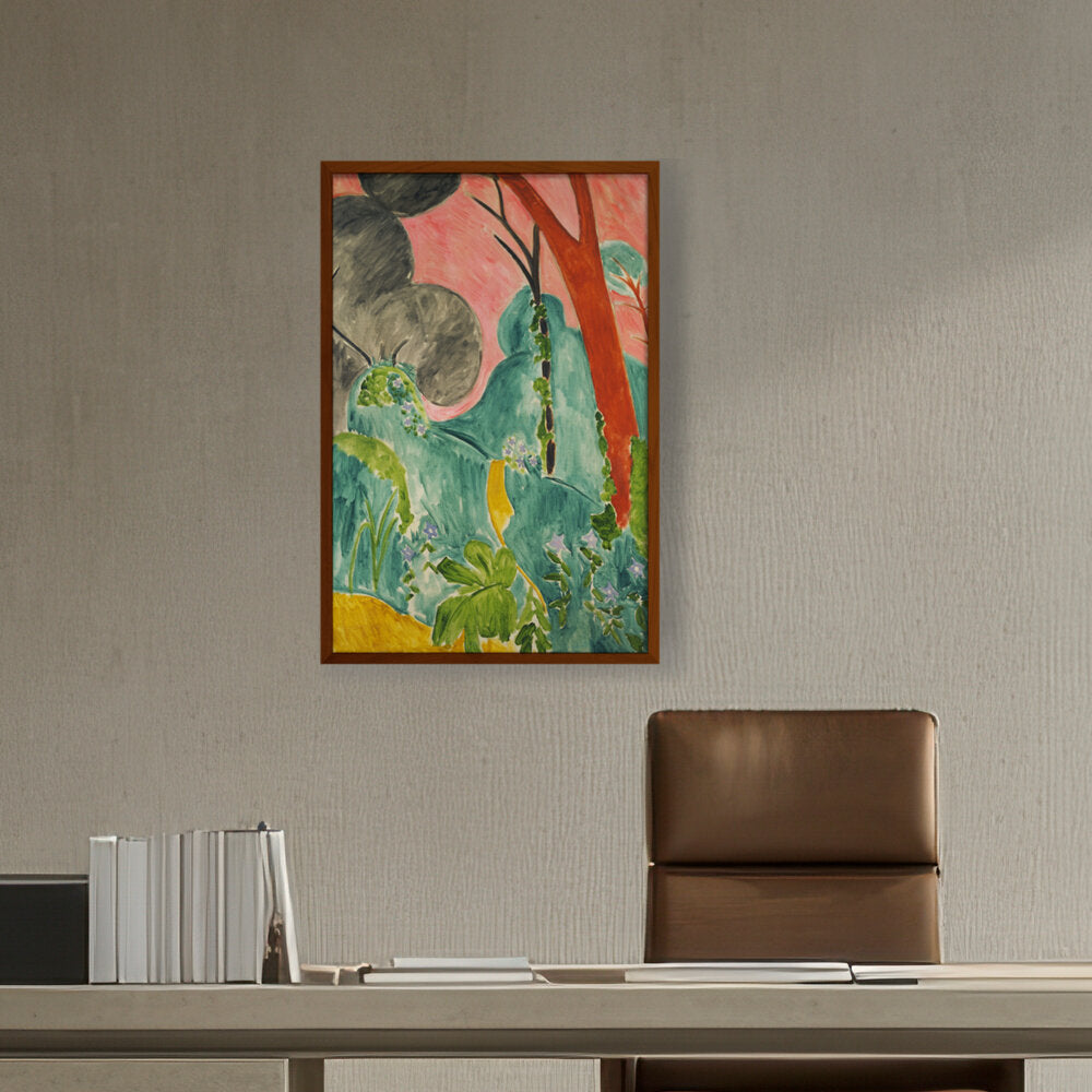 Moroccan Garden - Framed Canvas