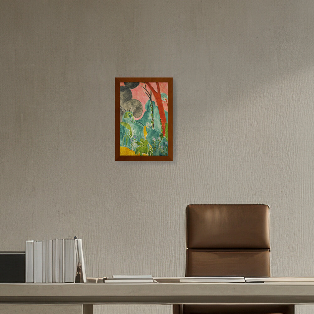 Moroccan Garden - Framed Canvas