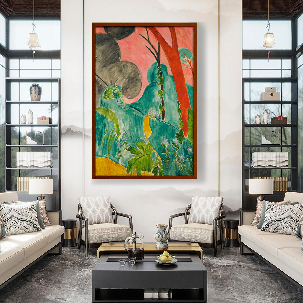 Moroccan Garden - Framed Canvas