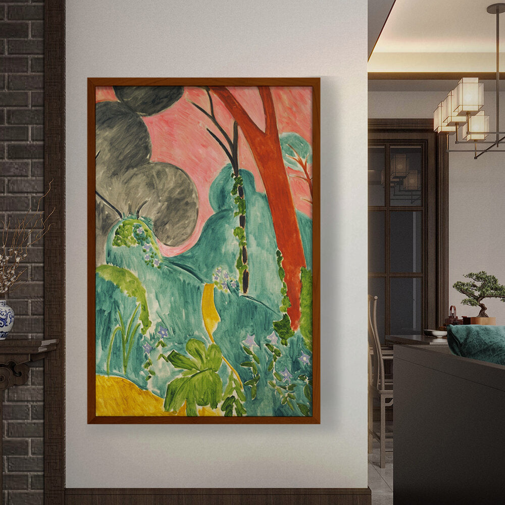 Moroccan Garden - Framed Canvas