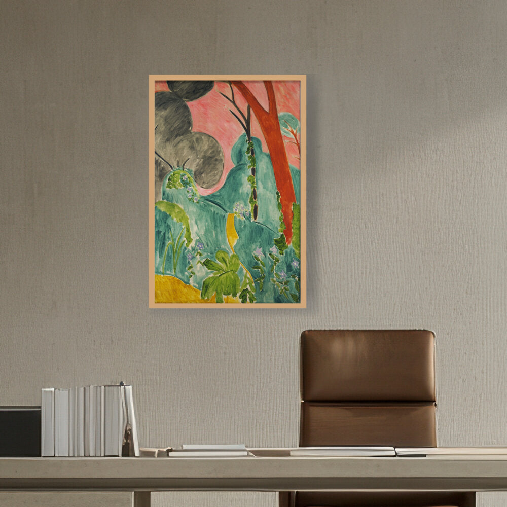 Moroccan Garden - Framed Canvas