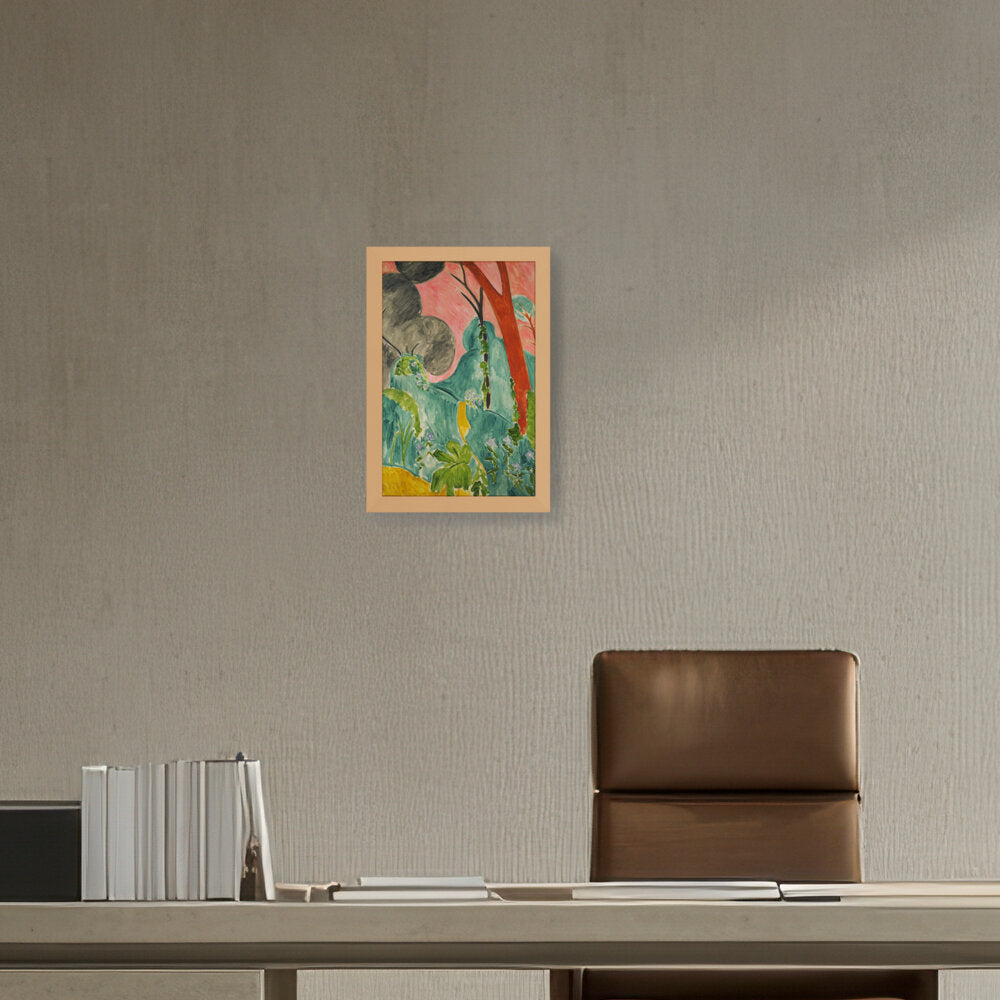 Moroccan Garden - Framed Canvas