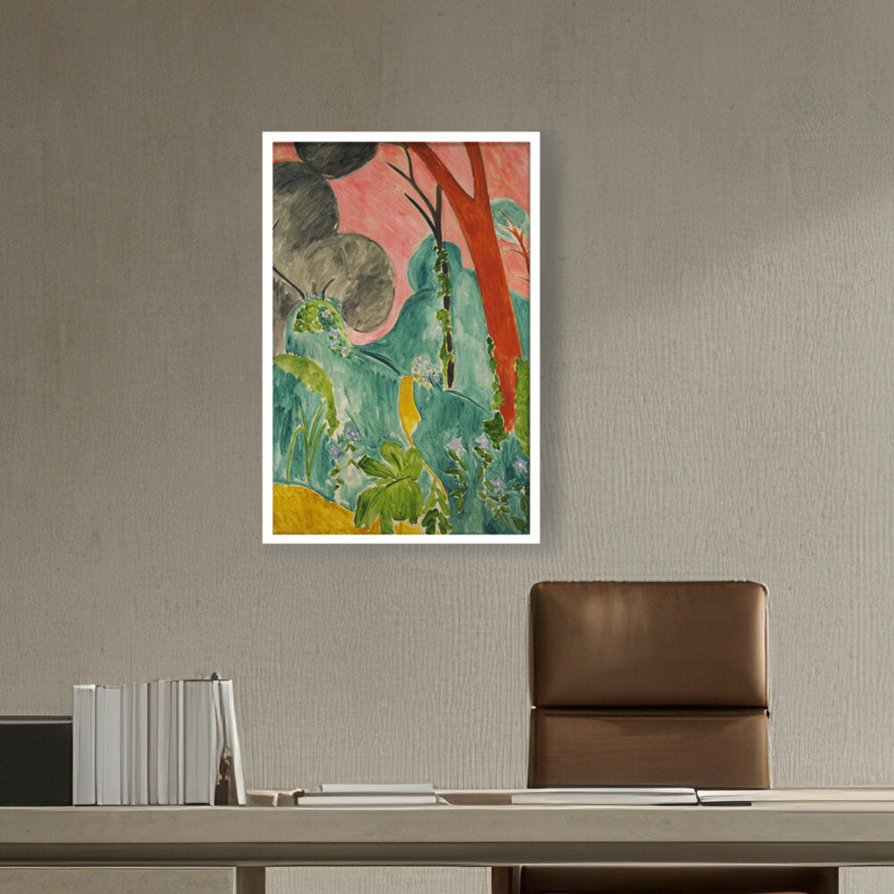 Moroccan Garden - Framed Canvas