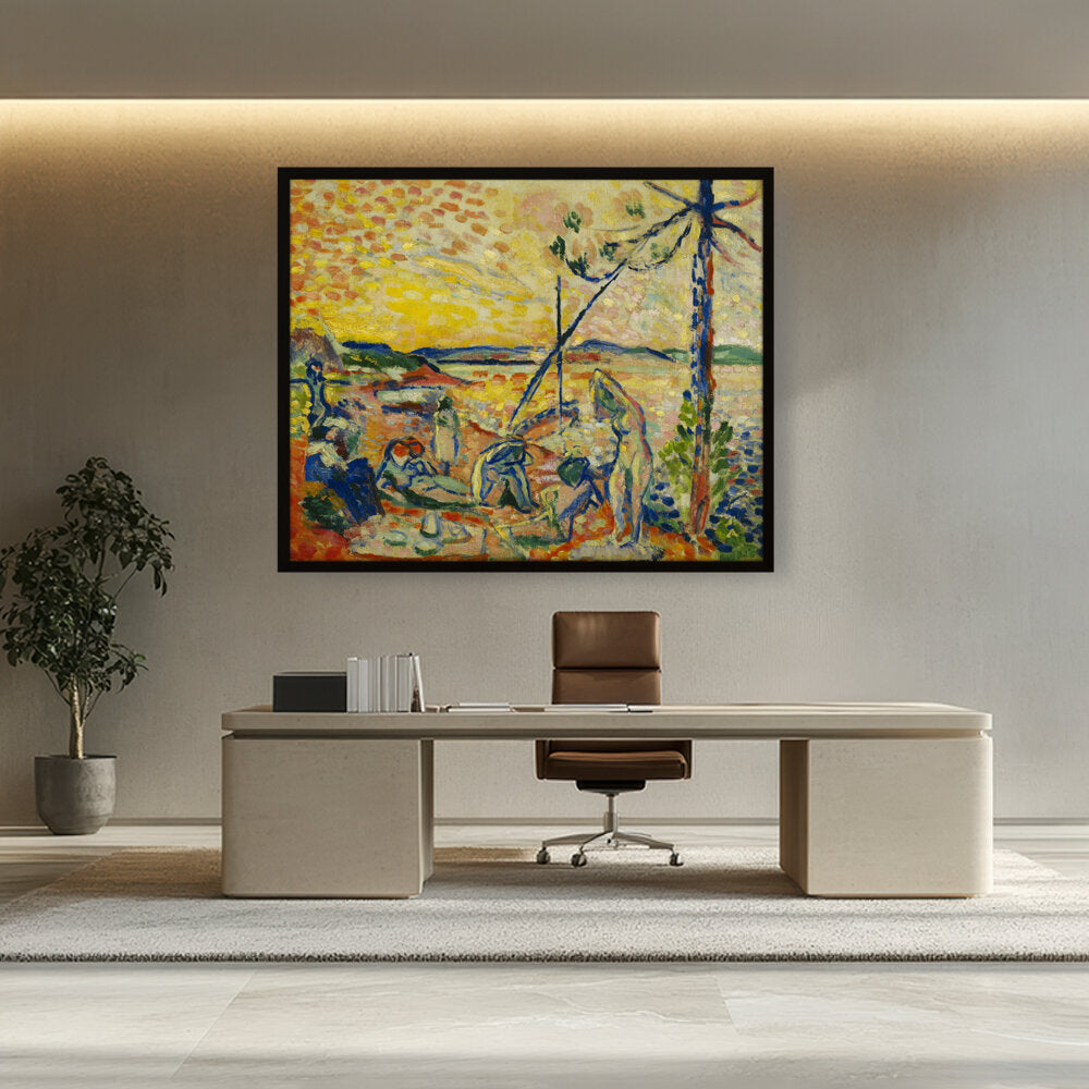 Luxe, Calme Et Volupte - Framed Canvas