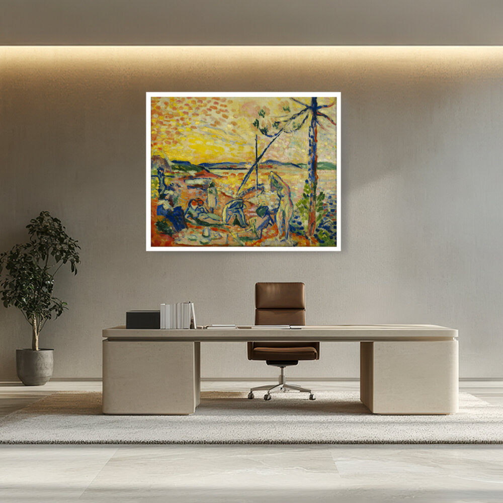 Luxe, Calme Et Volupte - Framed Canvas