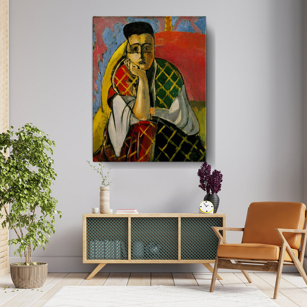 Woman With A Veil - Wall Canvas