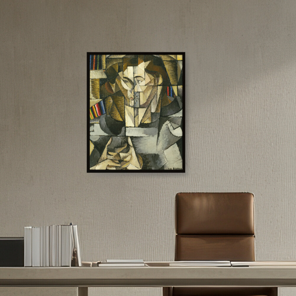Portrait Of Jacques Lipchitz - Framed Canvas